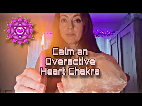 Calm an Overactive Heart Chakra 🩷| Pink light, cleansing and balancing…