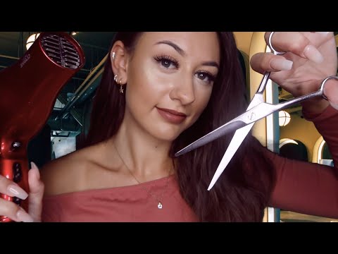[ASMR] Sleep Inducing Haircut Roleplay✂️ (Personal Attention & Whispers)