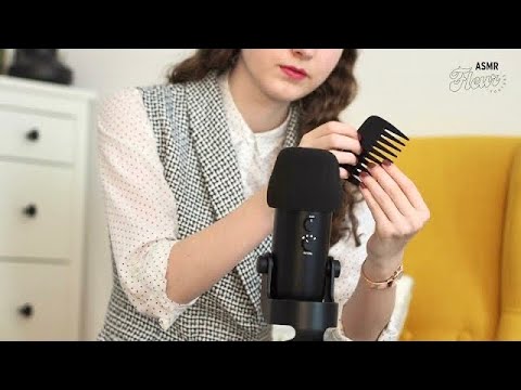 ASMR TAPPING on plastic comb (no talking)