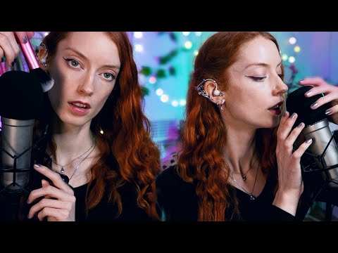 Cozy Twins ASMR ✨ Repetition / Up-Close Whispers 2 HOURS +