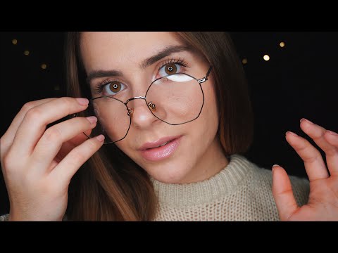 ASMR Relaxed Tapping On Glasses + Soft Mouth Sounds (german/deutsch)