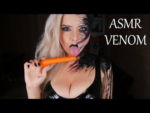 ASMR Venom Carnage Roleplay👅 Lens Licking, Mouth Sounds, Mukbang | 4k