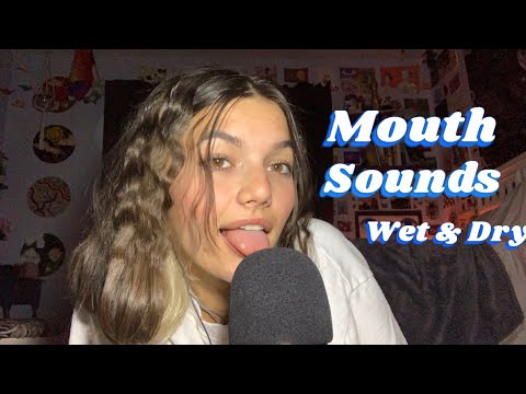 ASMR | Wet and Dry Mouth Sounds 👅👄 (Fast and Aggressive) Chaotic and Tingly ;)