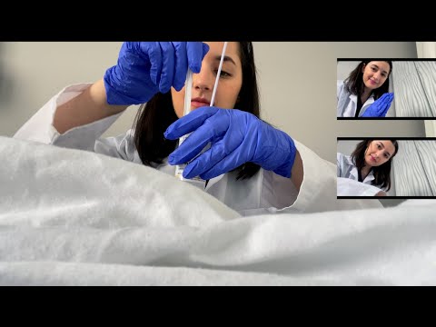 ASMR| Seeing the Gynecologist-First time! (breast, abdominal, pelvic exam)