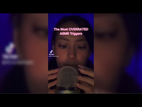 The Most OVERRATED ASMR Triggers 🙄✨ (imo lol)