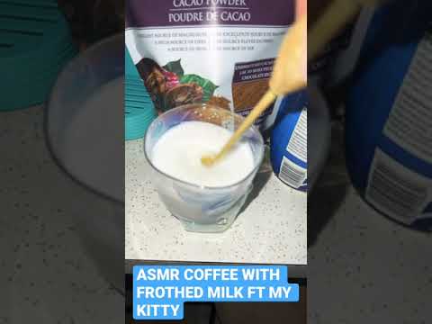 ASMR COFFEE WITH FROTHED MILK