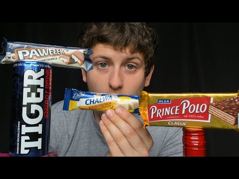 I tried unknown foreign food 😱 ( ASMR )