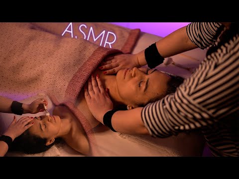 Extreme Relaxing Asmr Face, Neck, Shoulder Oil Massage with New Microphone