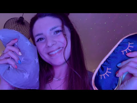 ASMR Happy Beauty Spa in Bed with Pink Light 💕 - Makeup RP, German/Deutsch, Personal Attention