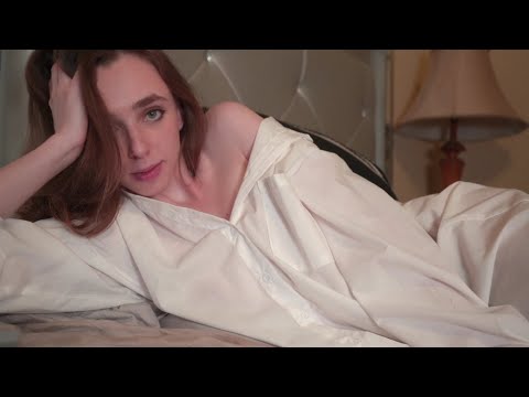 ASMR SLEEP TRIGGERS- IN BED WITH ME (Personal Attention and Fabric Sounds)