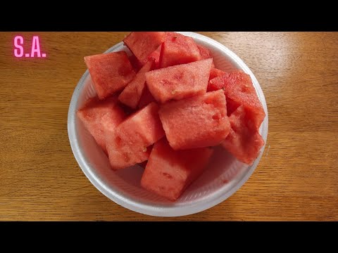 Asmr | Watermelon Slices (Quiet)