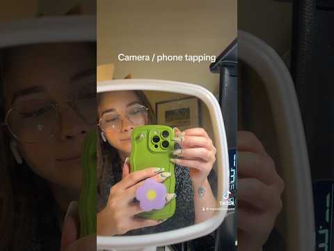 Tingly phone / camera tapping #asmr #asmrtapping #asmrtriggers #shortsvideo #cameratapping