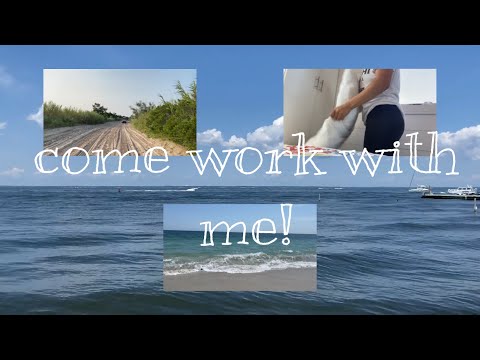 ASMR - a day in my life / come work with me 🏖
