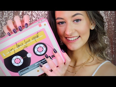 ASMR Glossybox February Unboxing! 💕 (Soft Whispers + Tapping)