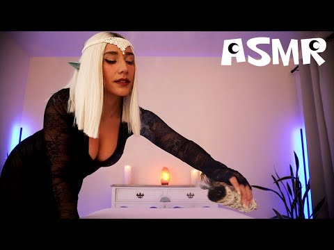ASMR Healing Session with Taera 🧝‍♀️ | Inaudible Whispers | Aura Cleanse