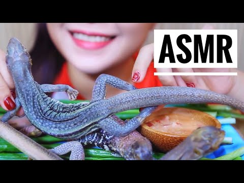 ASMR STEAMED SAND IGUANA , SPEACIAL FOOD FROM VIETNAM | LINH-ASMR