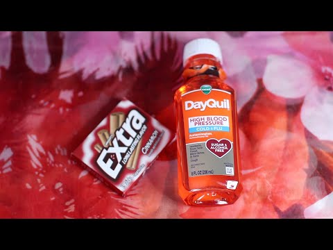 DAYQUIL ASMR CINNAMON EXTRA CHEWING GUM SOUNDS