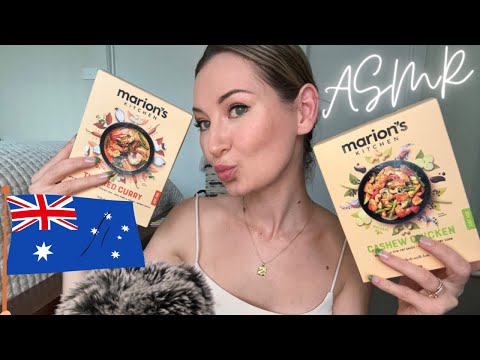 ASMR Tingly Australian Grocery Haul | Whispered Tapping & Scratching on Groceries💚