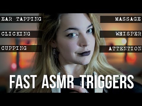 Fast ASMR Triggers || Ear Cupping, Personal attention, Ear tapping [Binaural]