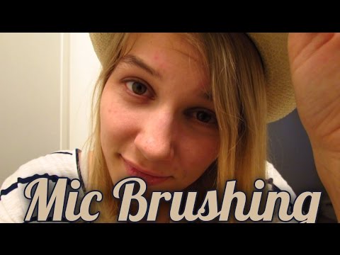 [BINAURAL ASMR] Ear-to-Ear Mic Brushing (with some whispering) (reupload, louder)