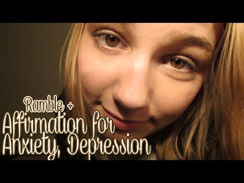 [BINAURAL ASMR] Ramble/Affirmation for Anxiety, Depression (close up ear-to-ear whispering)