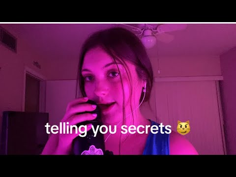 asmr ☆ “can i tell you a secret?” | personal secrets | inaudible whispers | fast & aggressive