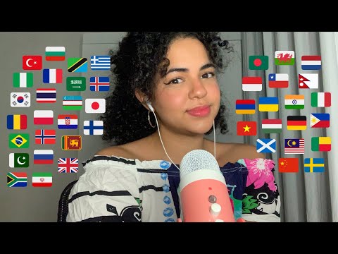ASMR whispering "i love you" in 40+ languages 🌎💘