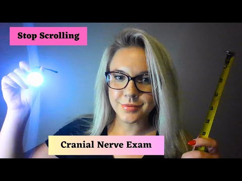 ASMR The most relaxing Cranial Nerve Exam (Personal Attention)