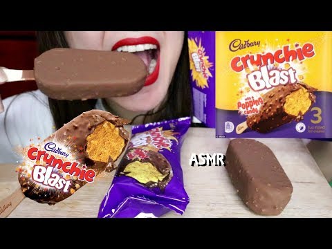 ASMR Cadbury Crunchie Blast with Popping Candy Ice Cream