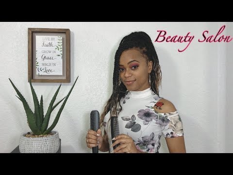 💇‍♀️ ASMR 💇‍♀️ Beauty Salon Role Play 💓 Hair Brushing 💗 Shampoo & Blow Dry