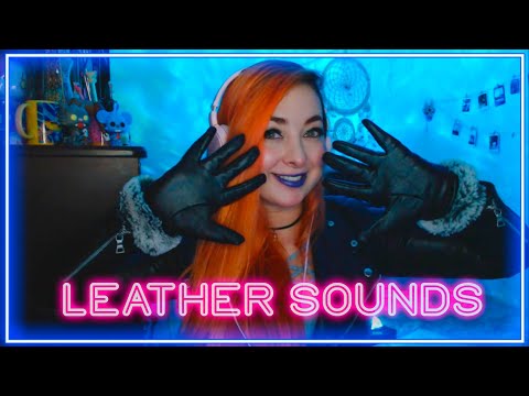 ✨ ASMR Leather  Jacket and Gloves Sound Leather  Tapping and Scratching
