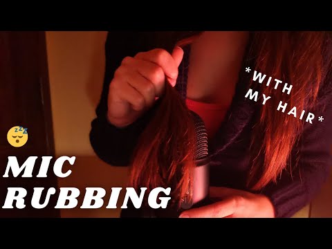 ASMR -  MIC RUBBING WITH MY HAIR | No cover