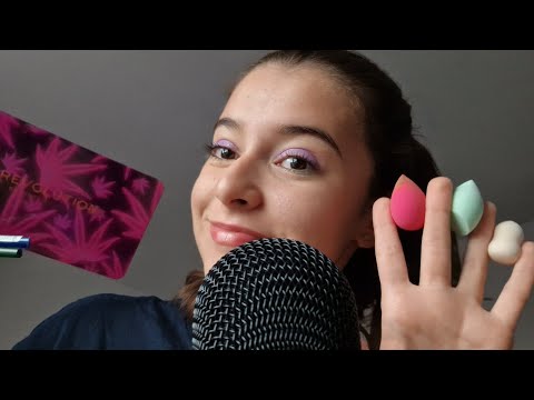 ASMR Trying new makeup products and rating them(Whispered)