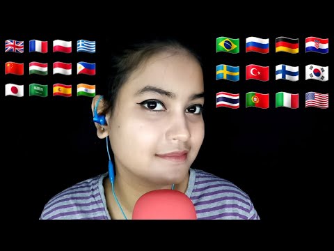 ASMR Whispering "Health Is Wealth" In Different  Languages