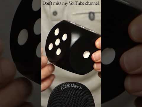 ASMR Another clip of nails tapping a dice #short