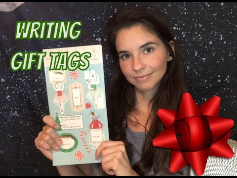 ASMR Gift Tags *gum chewing*