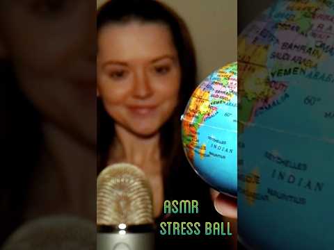 🌏 ASMR STRESS BALL SOUNDS (Relaxing) #shorts #asmr #asmrtapping