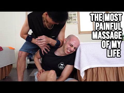 ASMR Extremely Painful Calf & Neck Muscle Massage with Mr. Park - The Most Painful of My Life