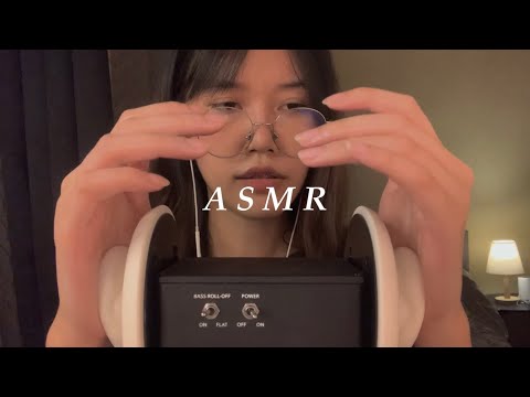 ASMR Oil Textured Ear Massage (NO TALKING) / นวดหู / ฝนจะตก