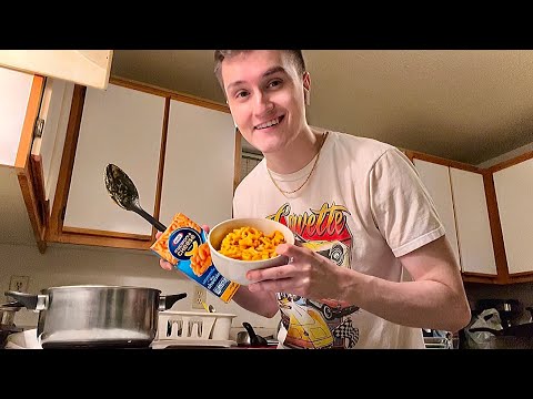 ASMR | Cooking & Eating Mac and Cheese With Me 💤