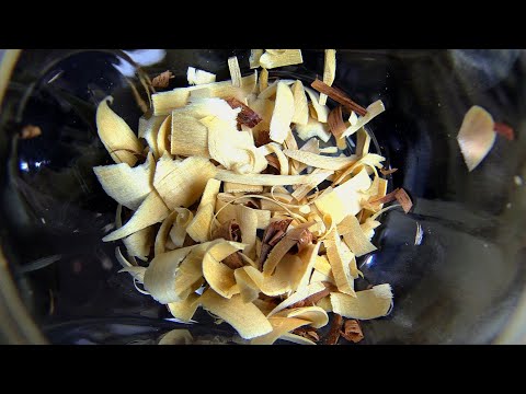 How To Make ASMR Wood Chips (Wood Carving)