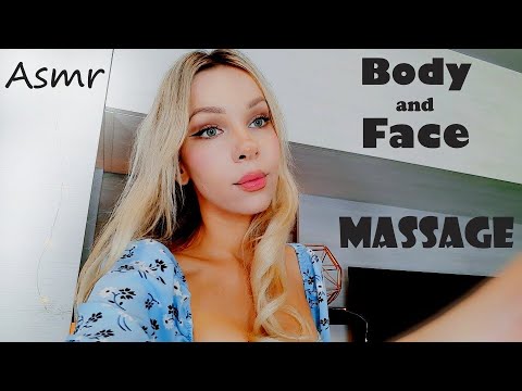 body and face massage from your girlfriend 🤍 Asmr