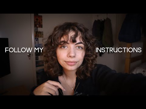 ASMR | Follow My Instructions (ADHD friendly and NEW TRIGGERS!)