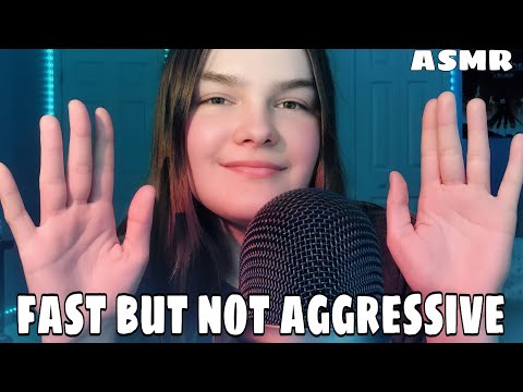 fast but NOT aggressive ASMR | spit painting, gripping, scratching, hand + mouth sounds | lofi