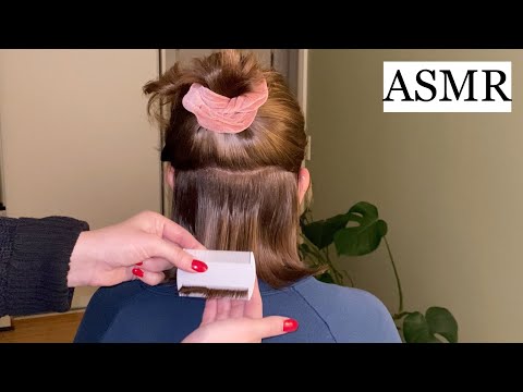 ASMR | RELAXING LICE CHECK 💤 (hair play, sectioning, hair brushing, spraying, no talking)