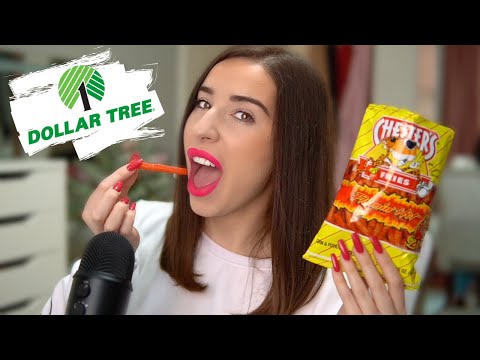 ASMR | Reviewing Dollar Store Food