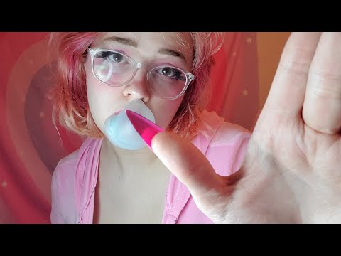 ASMR Eccentric Aunt Gives You a Face Massage (gum chewing)