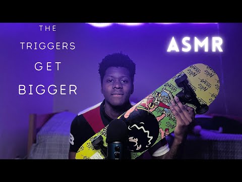 ASMR Fast And Aggressive Tapping Triggers That Gets Bigger During The Video