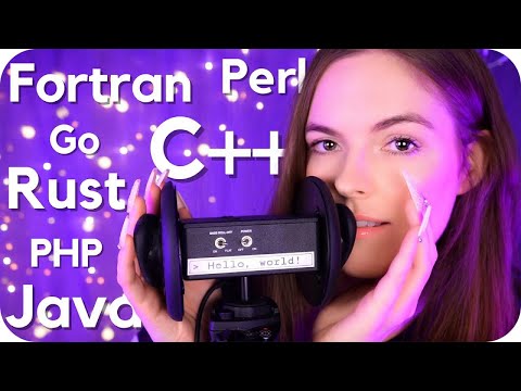 ASMR ~Pure~ Tingly 3Dio Whispering ♥ Random Facts About Programming 🖥️