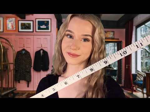 ASMR | Tailor Roleplay 🧵🪡(Measuring You, Personal Attention, Whispered)
